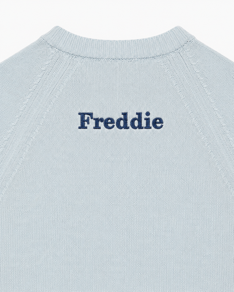 Baby Teddy Embroidered Cardigan