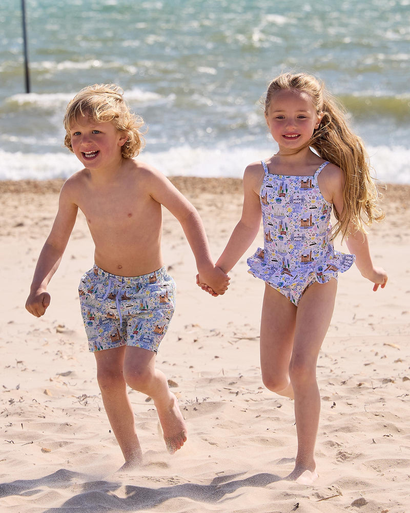 Hampton Swim Swimshorts Boys Swimshorts in London Scenes