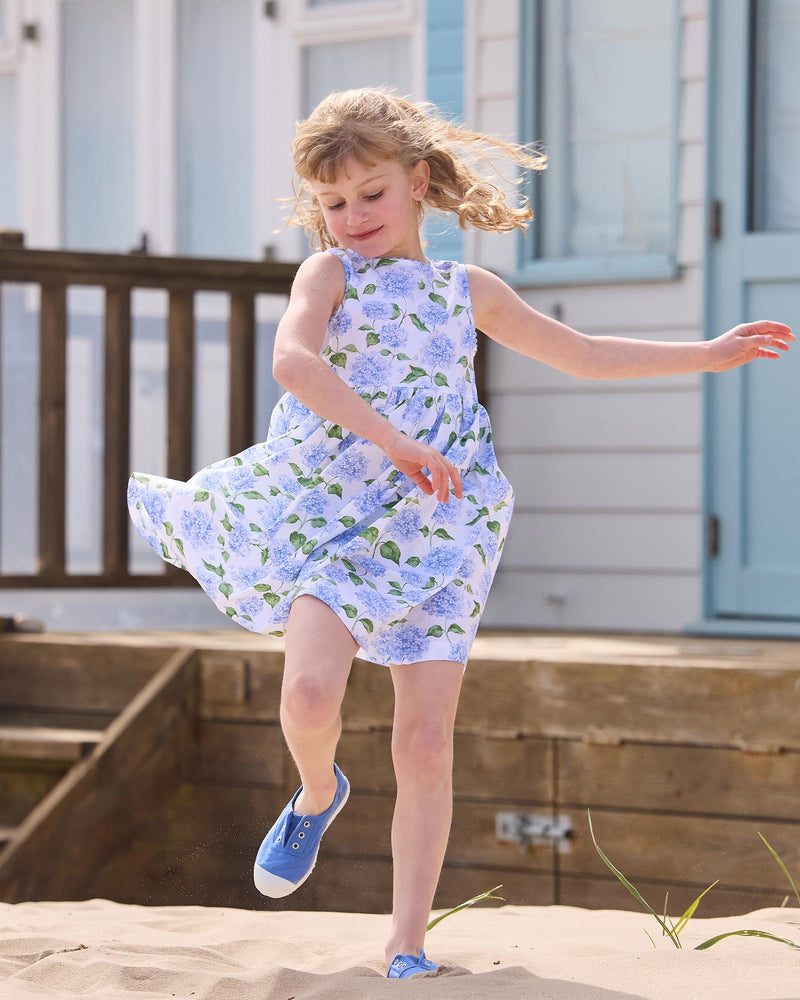Adelina Summer Dress in Pale Blue Hydrangea Adelina Summer Dress in Pale Blue Hydrangea