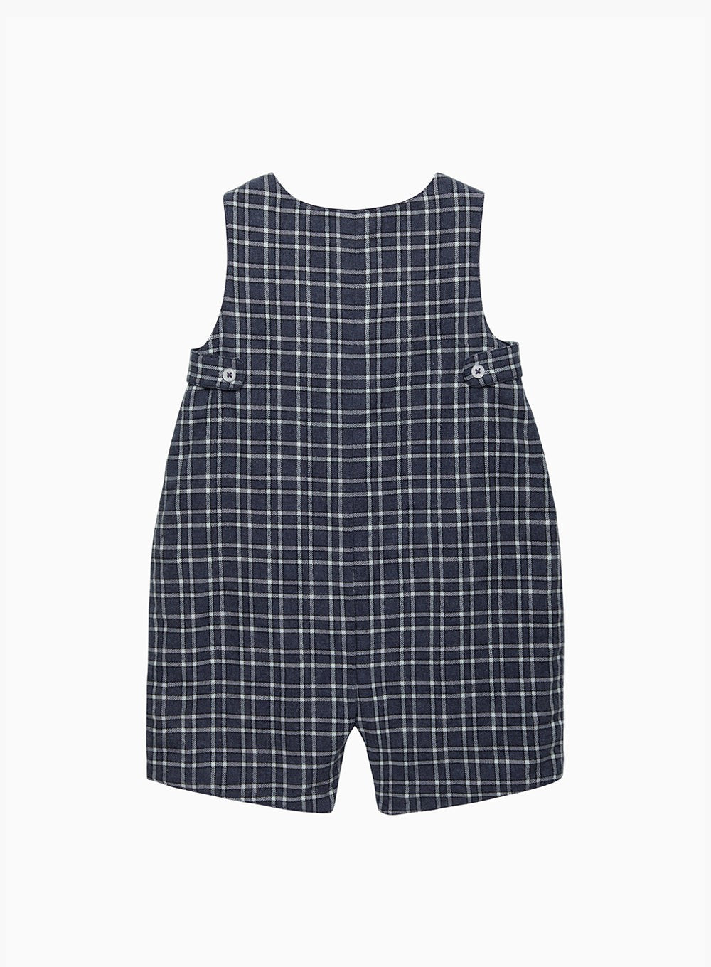 Thomas Brown Bib Shorts Baby Archie Romper in Car