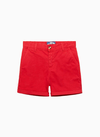 Thomas Brown Shorts Charlie Chino Shorts in Red