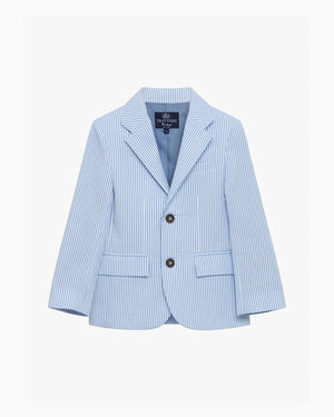Sebastian Blazer in Pale Blue Stripe