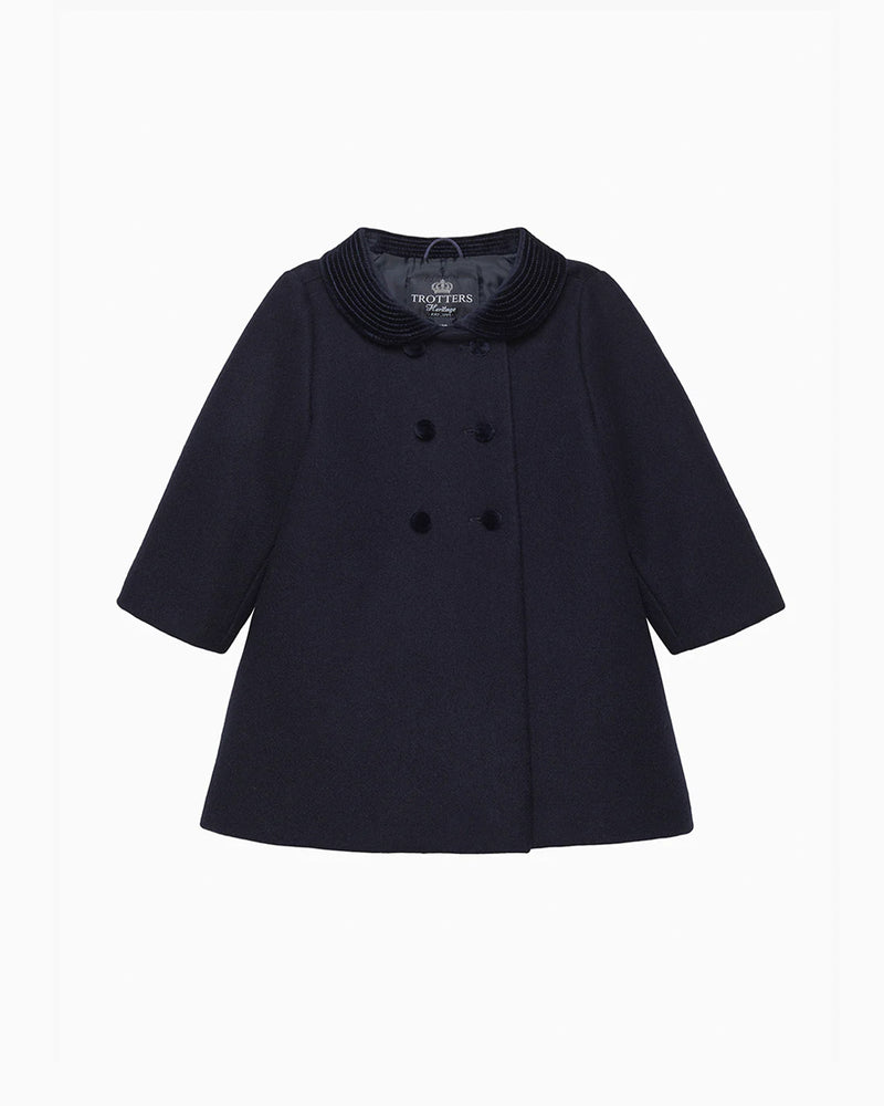 Baby Classic Coat in Navy