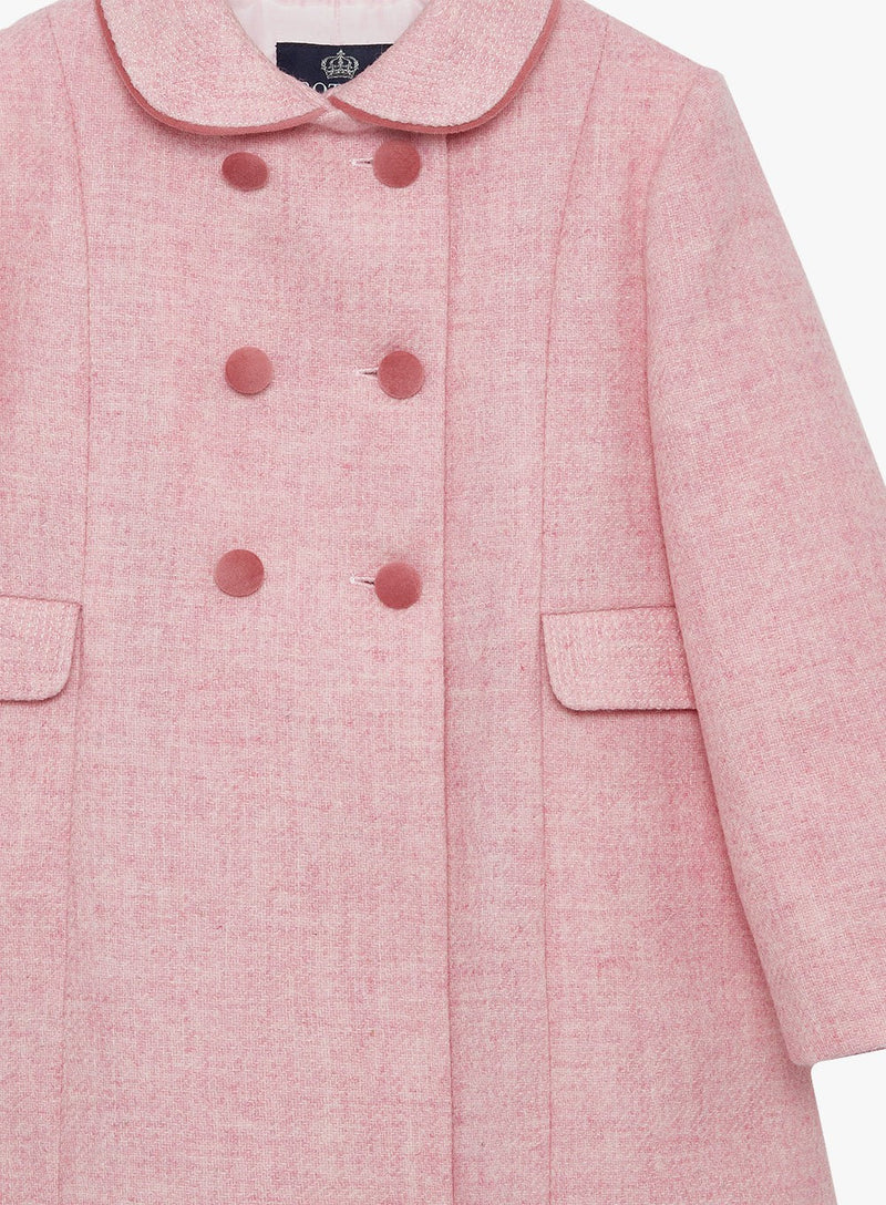 Trotters Heritage Coat Classic Coat in Pale Pink
