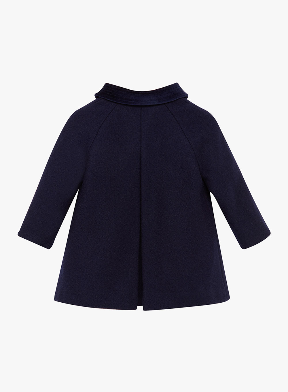 Trotters Heritage Coat Little Raglan Coat in Navy
