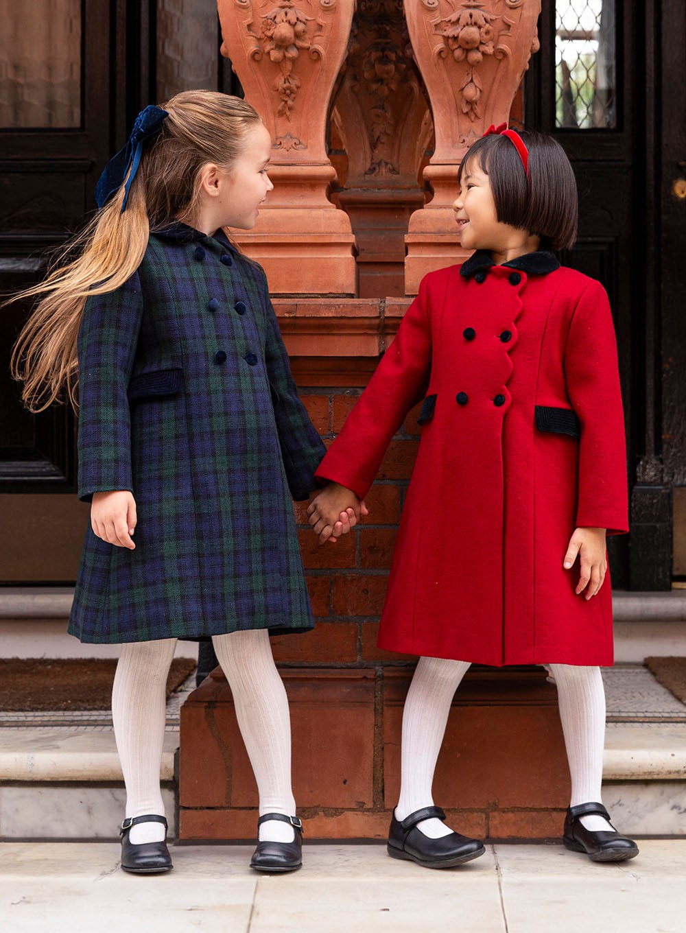 Trotters Heritage Coat Scalloped Edge Coat