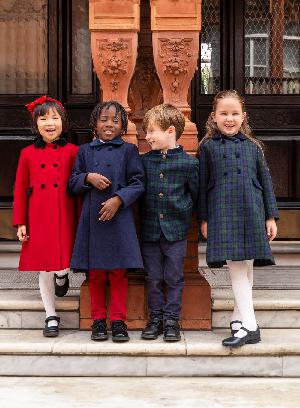 Trotters Heritage Coat Scalloped Edge Coat