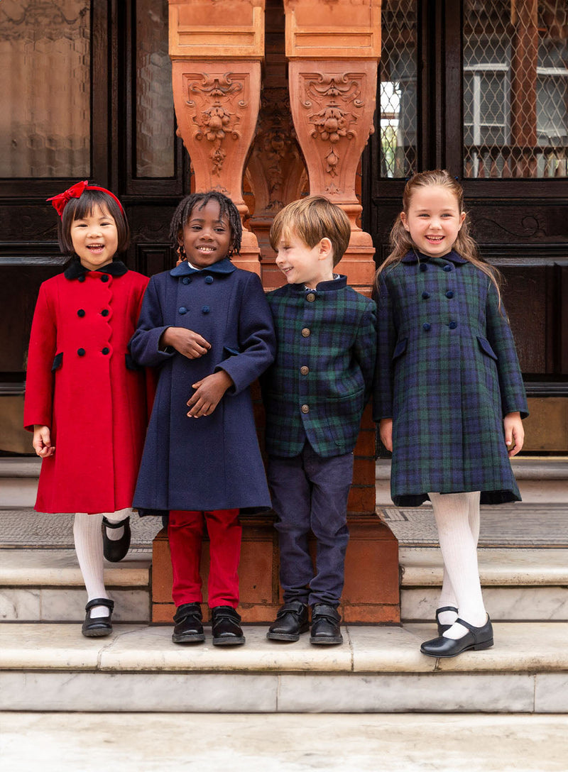 Trotters Heritage Coat Scalloped Edge Coat