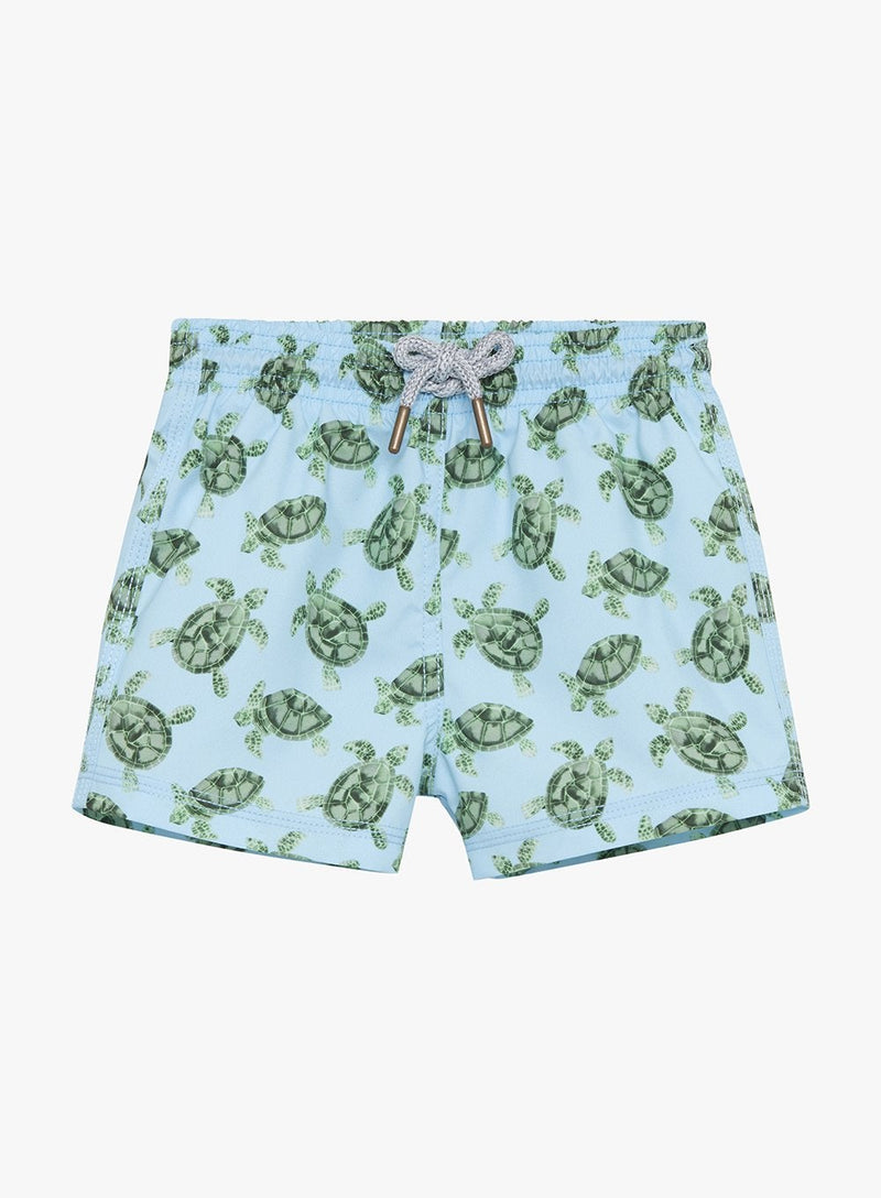 Daddy & Me Baby - Blue Turtle Swimshorts Gift Set