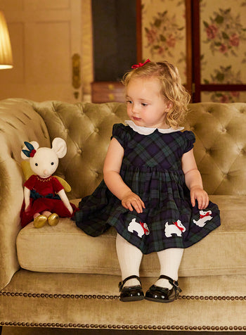 Little Scottie Plaid Dress