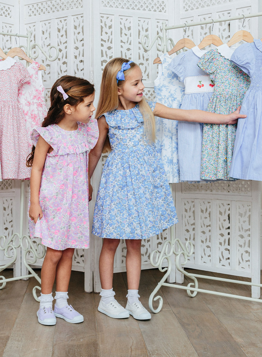 Sarah clearance frill dress