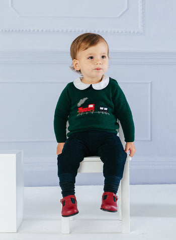 Little Thomas Sweater in Green