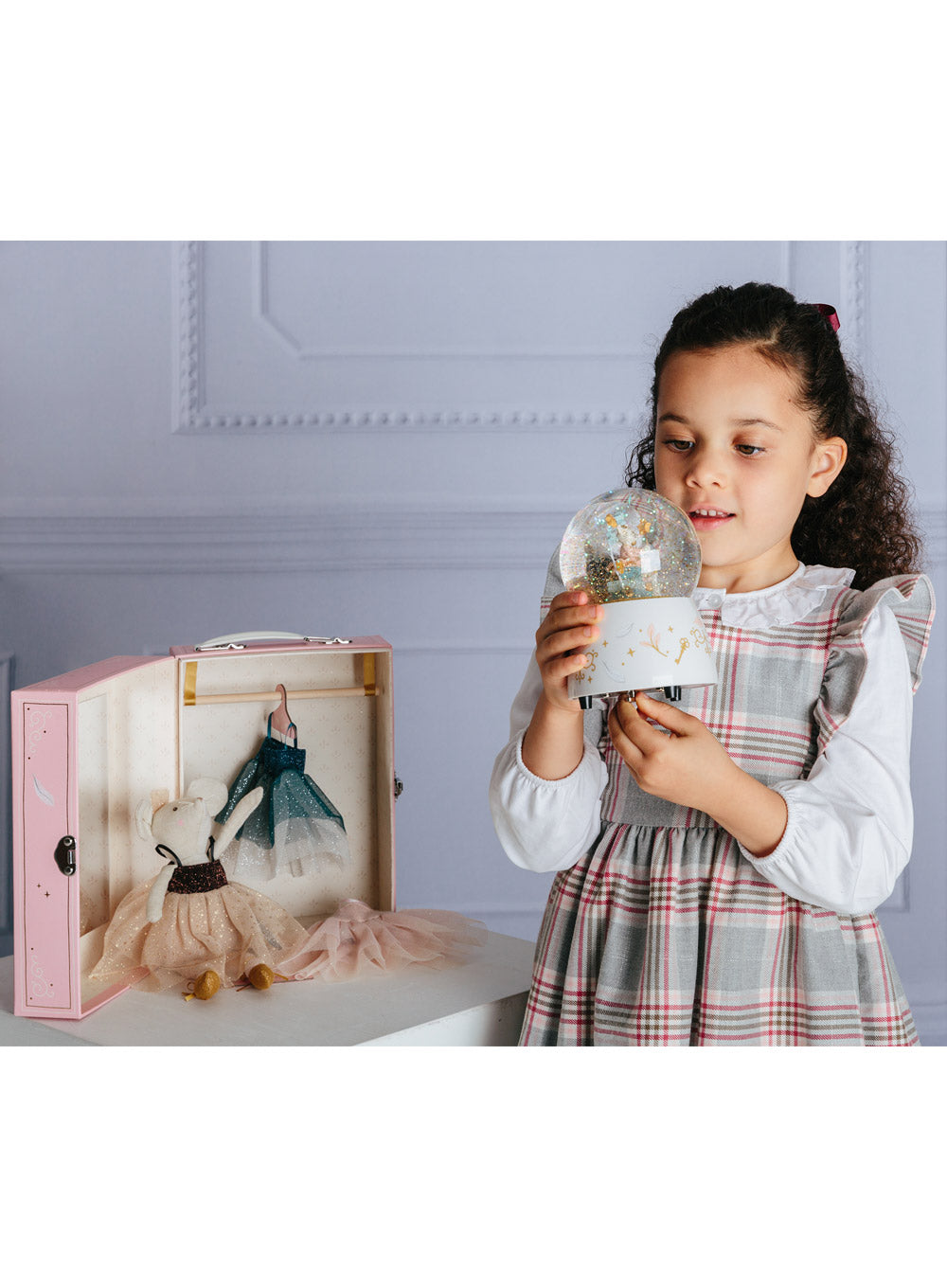 Moulin Roty Musical Snowglobe  Trotters London – Trotters Childrenswear USA
