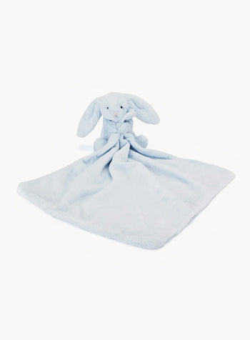 Jellycat Bashful Bunny Soother Blanket in Blue