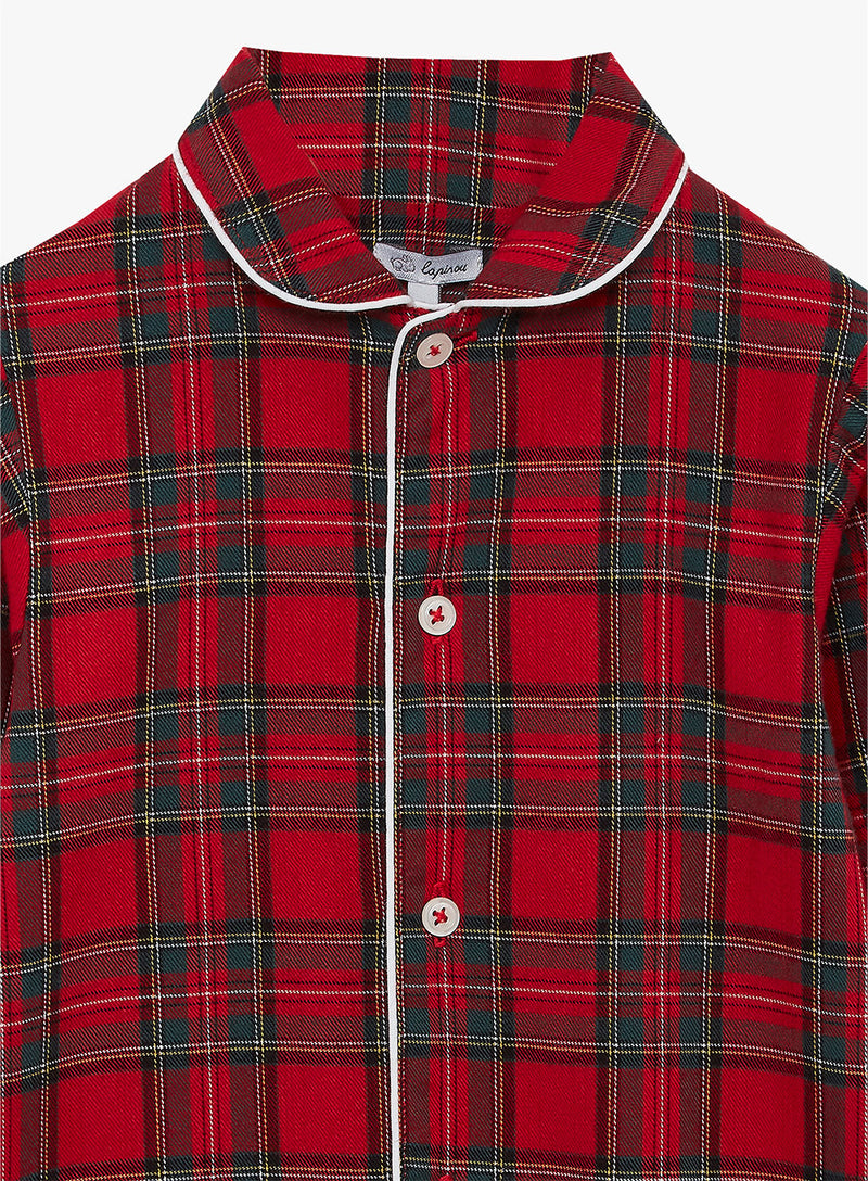 Baby Cozy Plaid Onesie