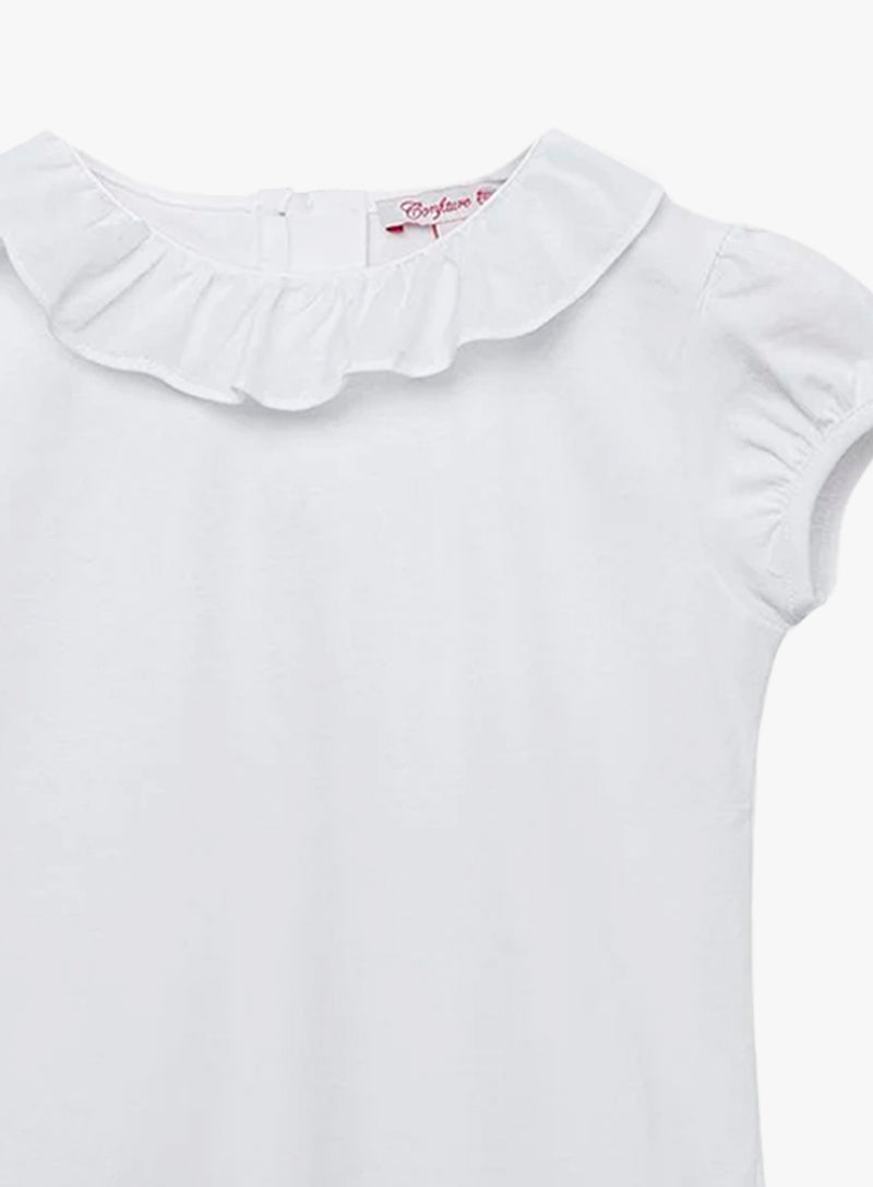 Willow Jersey Top in White