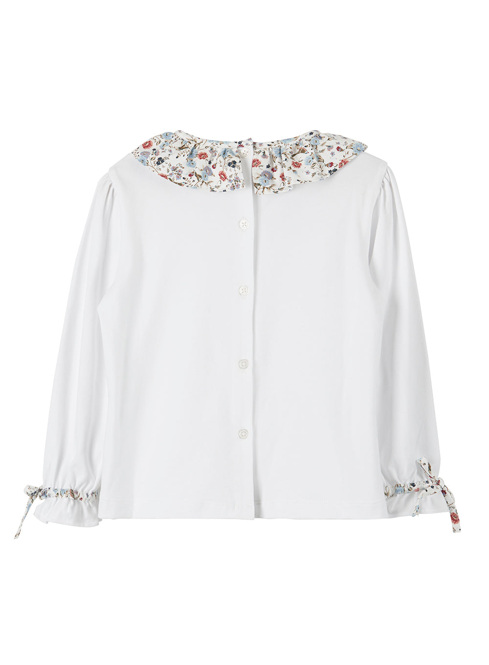 Bella Jersey Top in Blue Floral Bird