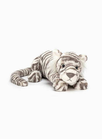 Jellycat Little Sacha Snow Tiger