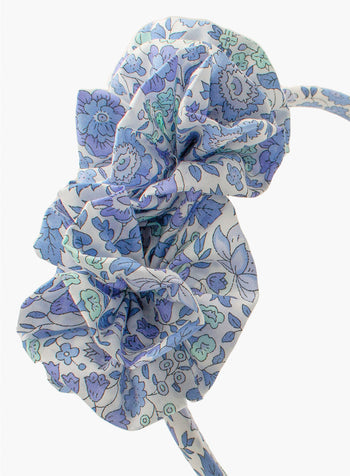 Corsage Headband in Blue Danjo