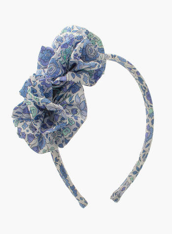 Corsage Headband in Blue Danjo