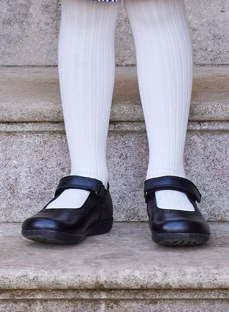 Hampton Classics Emily School Shoes in Navy
