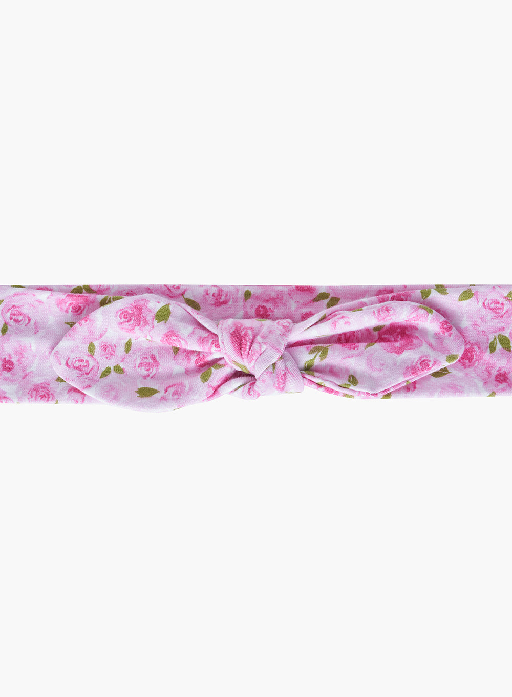 Rosie Jersey Bow Headband in Pale Pink Rose