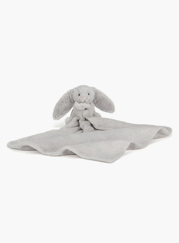 Jellycat Bashful Bunny Soother Blanket in Silver