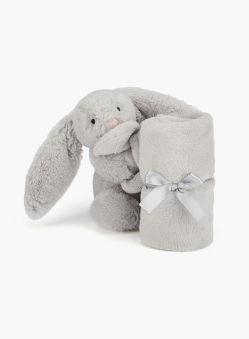 Jellycat Bashful Bunny Soother Blanket in Silver