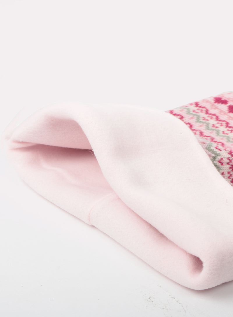 Snoody in Pink Fair Isle