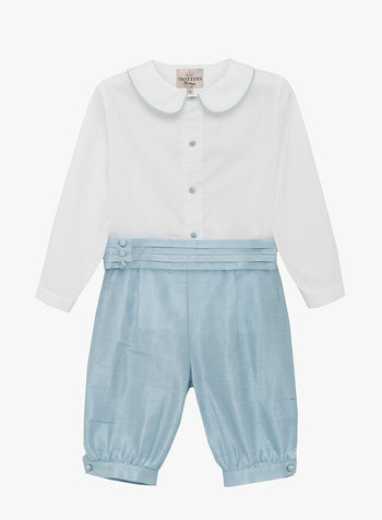 The Edward Pageboy Set in Pale Blue
