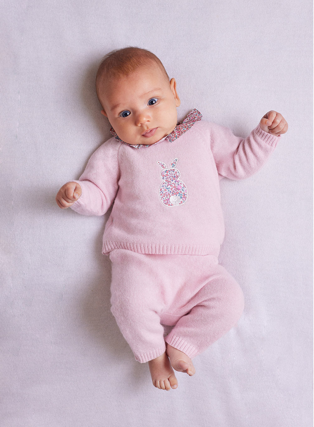 Little Knitted Set in Pink Eloise
