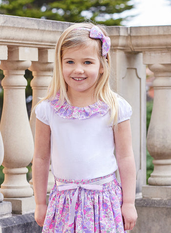 Willow Jersey Top in Lilac Betsy