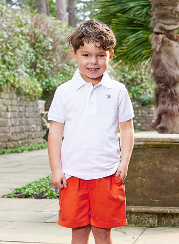 Charlie Chino Shorts in Orange