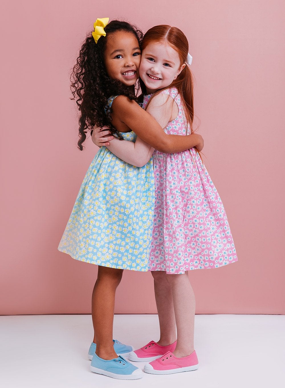 Angelina Dress vintage rose - Trotters Childrenswear