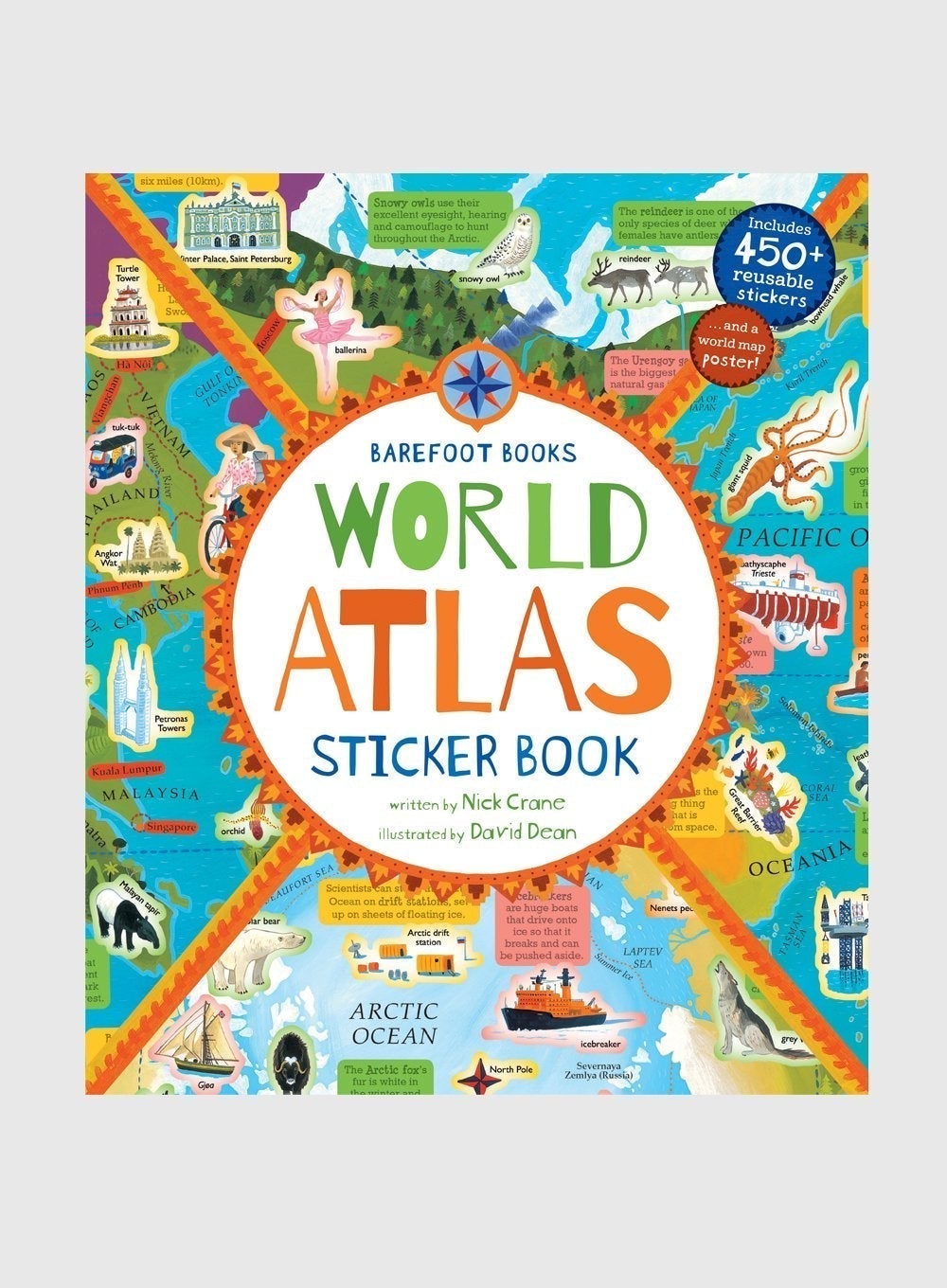 Barefoot Books Book Barefoot Books World Atlas Sticker Book