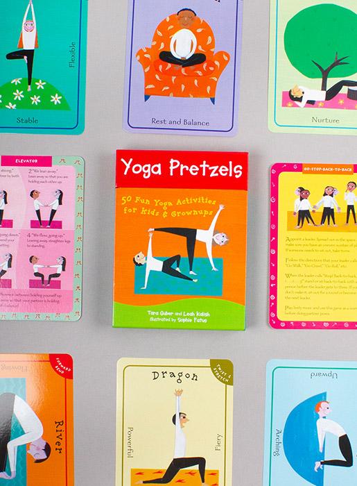 Barefoot Books Toy Yoga Pretzels Activity Cards - Trotters Childrenswear