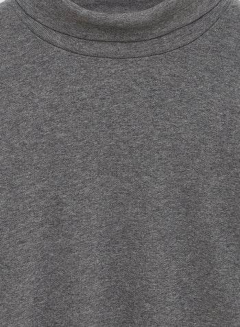 Chelsea Clothing Company Roll Neck Alex Rollneck in Grey Marl