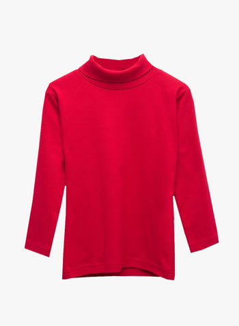 Chelsea Clothing Company Roll Neck Alex Rollneck in Red