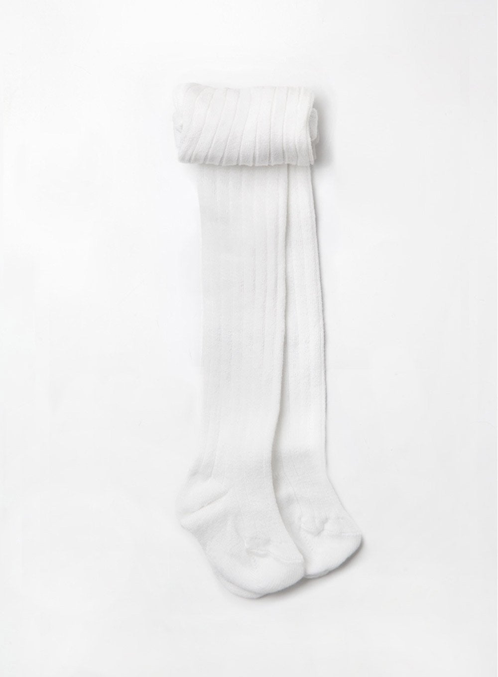 Baby White Ribbed Tights Trotters Childrenswear – Trotters