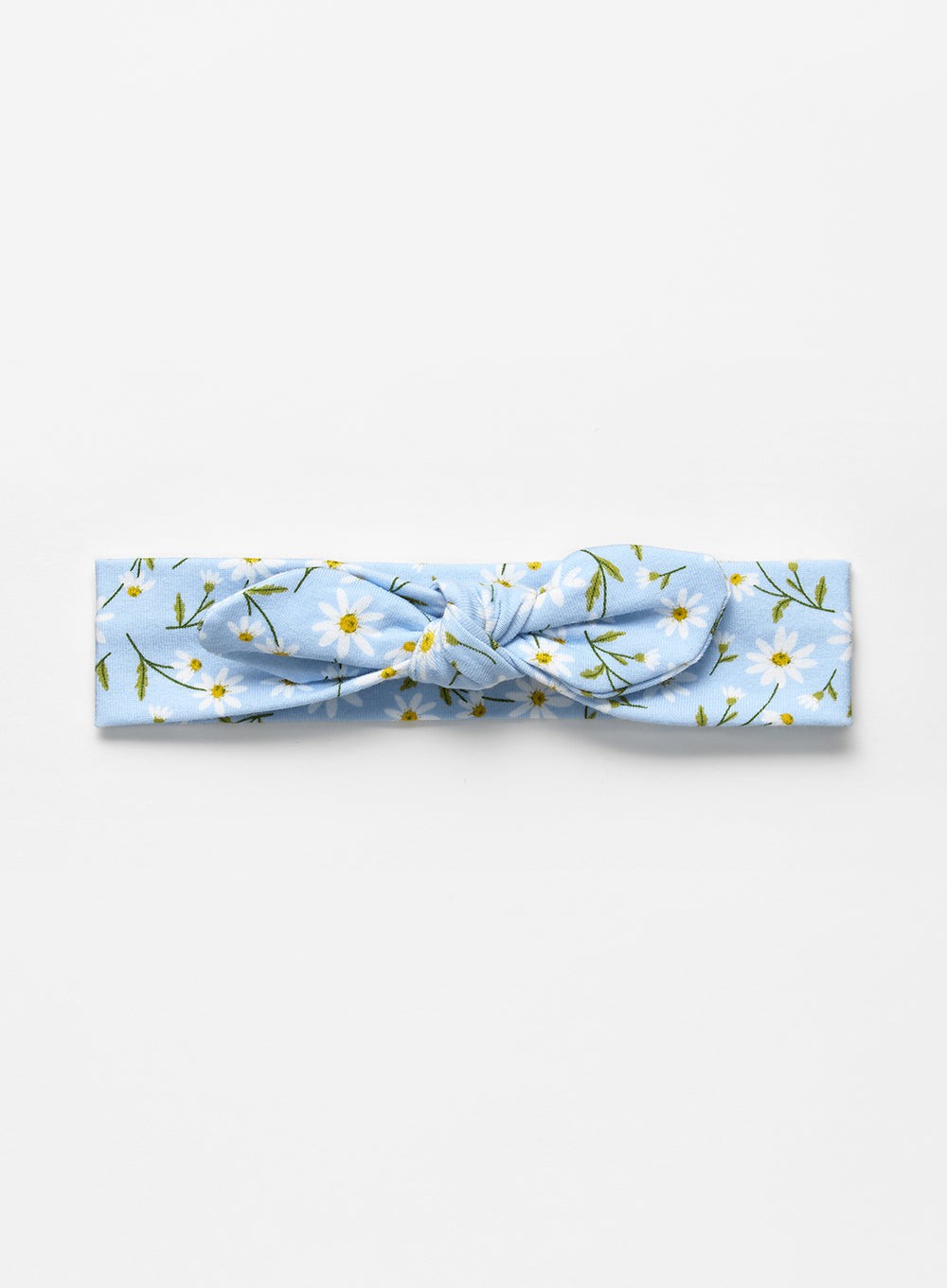 Confiture Alice Bands Jersey Headband in Blue Daisy