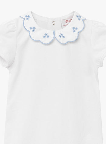 Little Ava Embroidered Petal Bodysuit