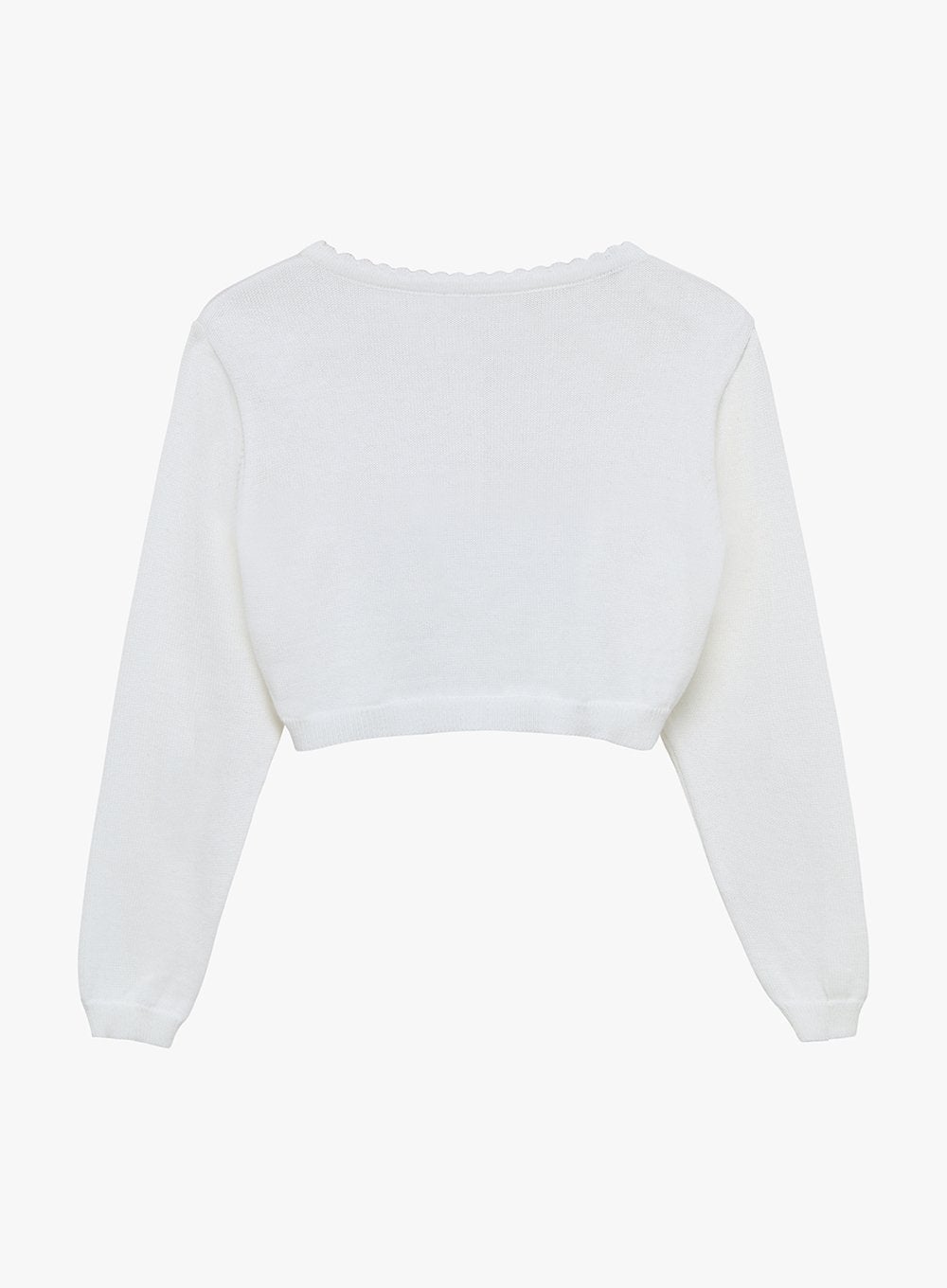 Confiture Cardigan Sophie Cropped Cardigan in White