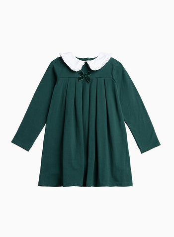 Confiture Dress Anna Pie Crust Collar Dress in Green