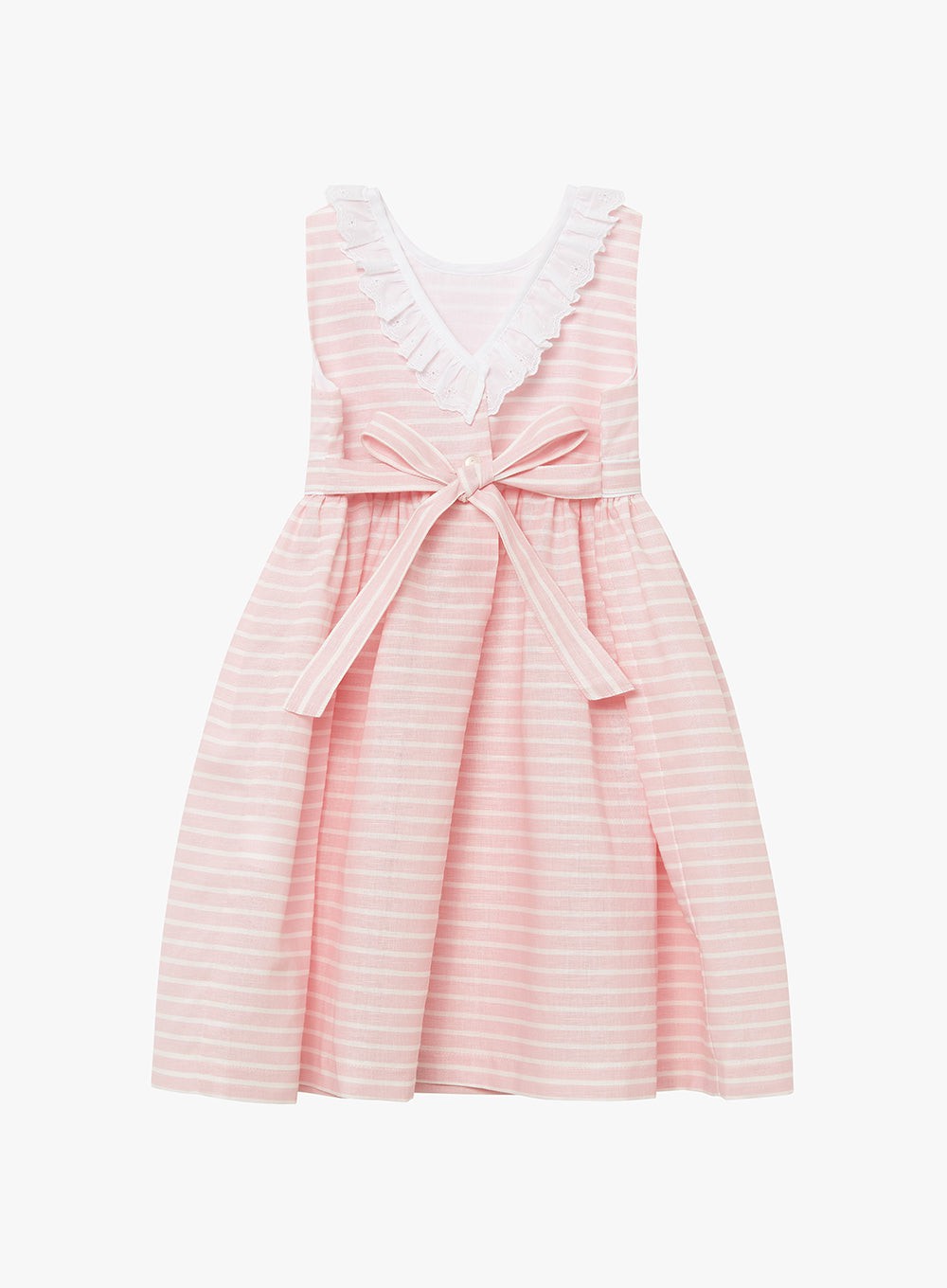 Confiture Dress Chloe Anglaise Dress in Pink Stripe