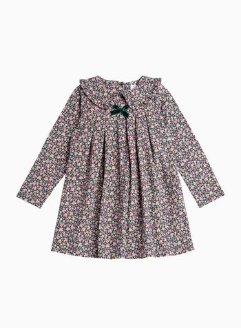 Confiture Dress Layla Pretty Collar Dress in Multi Floral