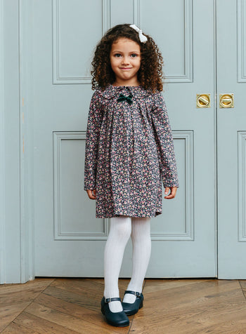 Confiture Dress Layla Pretty Collar Dress in Multi Floral