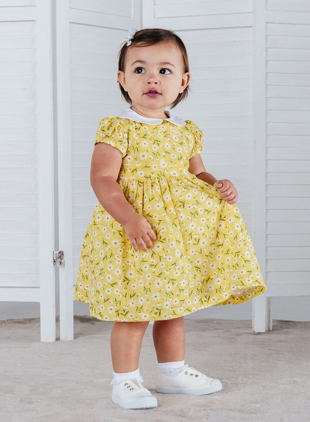 Confiture Dress Little Catherine Dress in Yellow Daisy