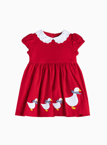 Little Duck Petal Collar Dress