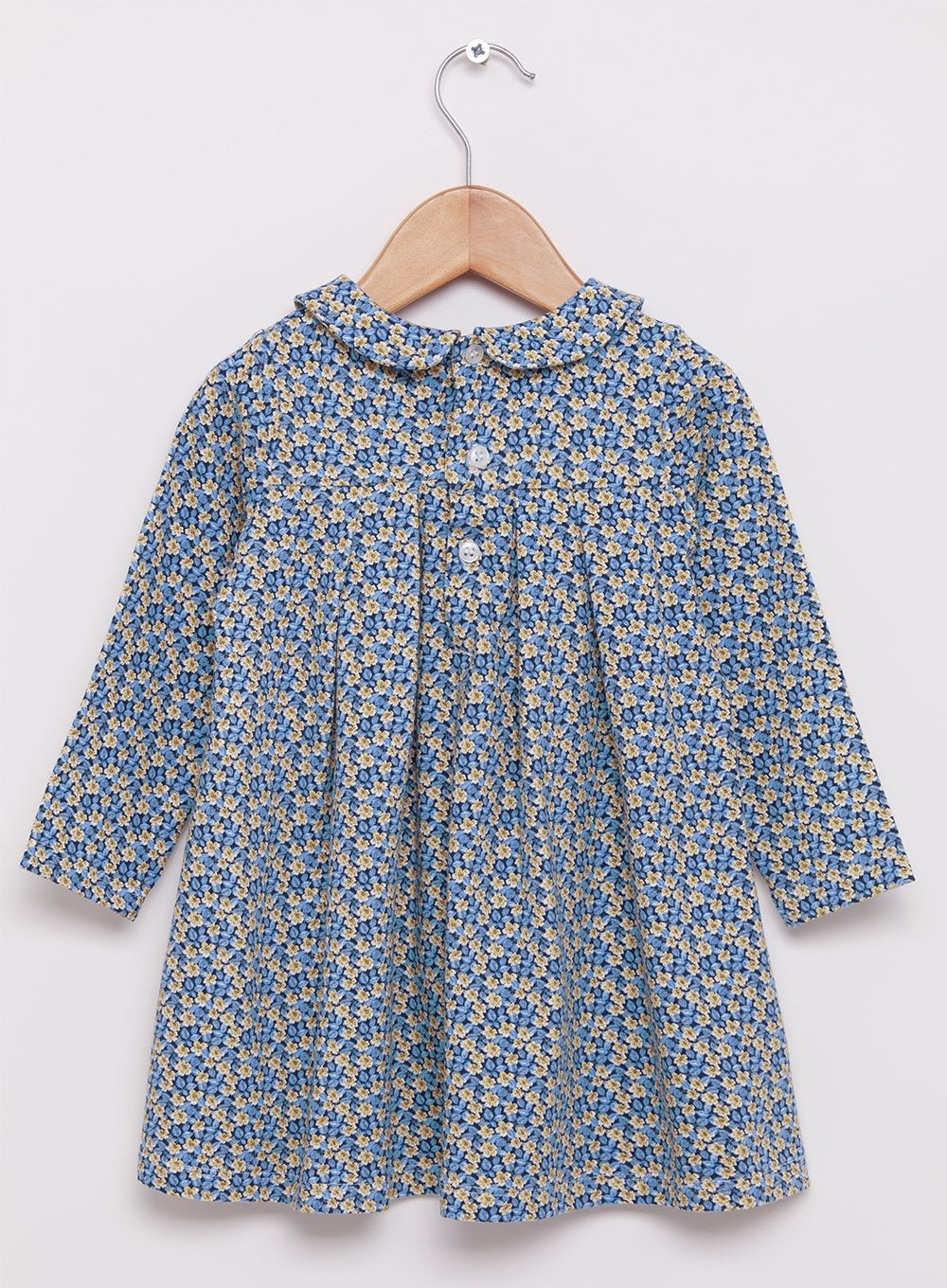 Confiture Dress Little Lucinda Jersey Dress in Navy Floral - Trotters Childrenswear
