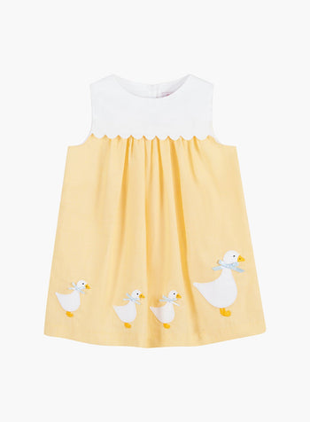 Confiture Dress Little Petal Duck Dress in Sunflower Yellow